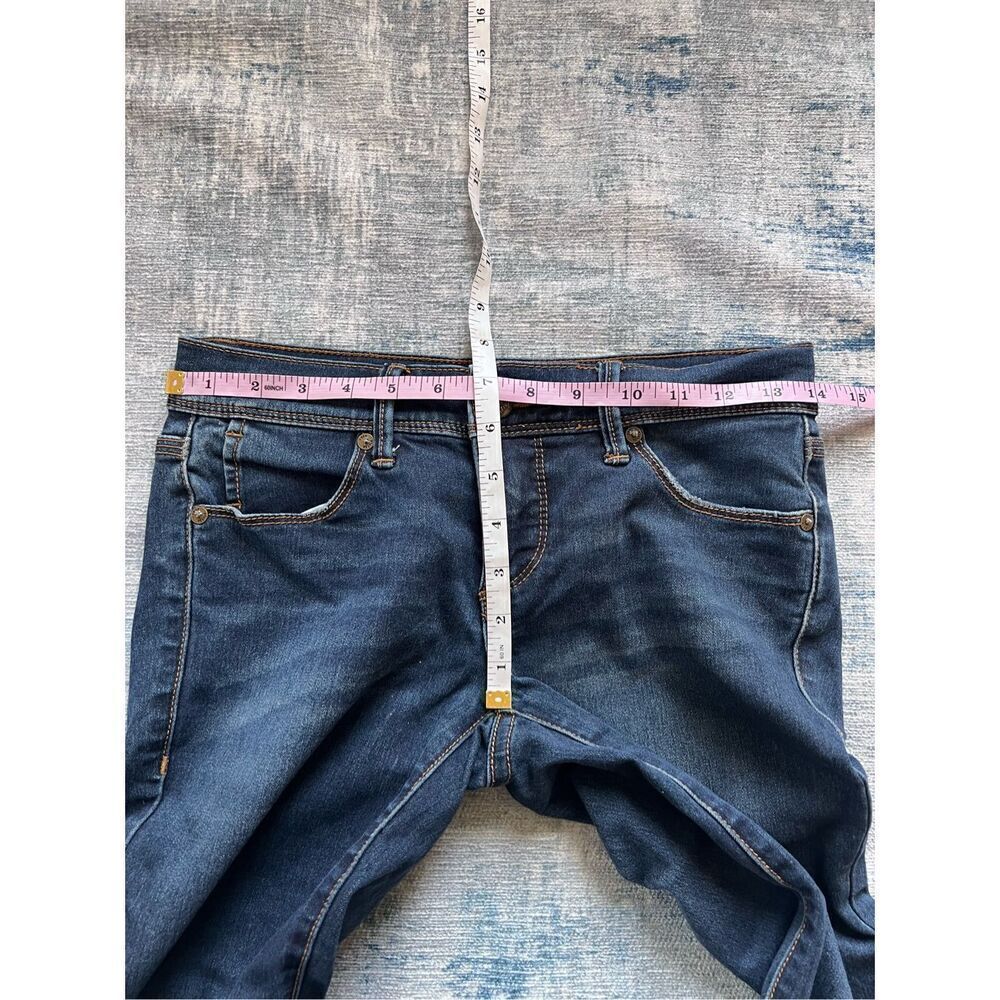 Free People Medium Blue Distressed Skinny Jeans Size 25 - Picture 5 of 6